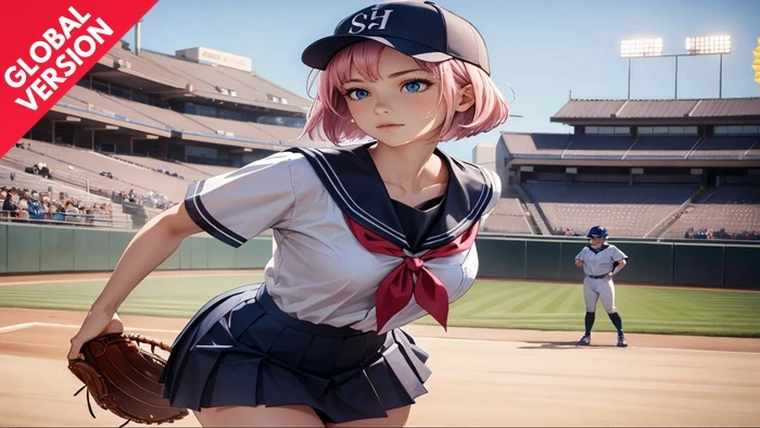 Anime Girls Busty Baseball Switch Roms Download: NSP XCI Games