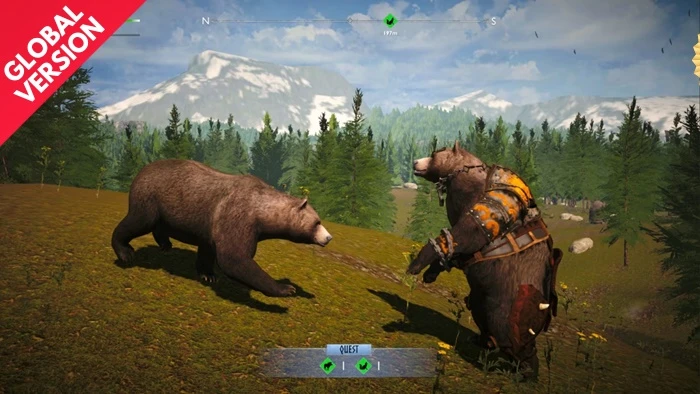 Bear Simulator Ragnarok's Rise Survival Switch Roms Download: NSP XCI Games