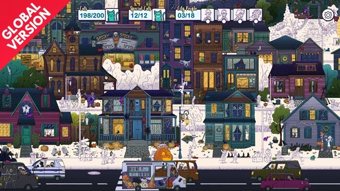 Hidden Cats in Spooky Town Switch Roms Download: NSP XCI Games