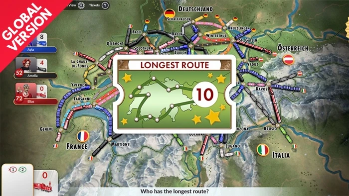 Ticket to Ride Switzerland Expansion Switch Roms Download: NSP XCI Games